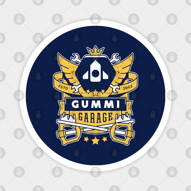 The Gummi Garage Crest Magnet by Lagelantee
